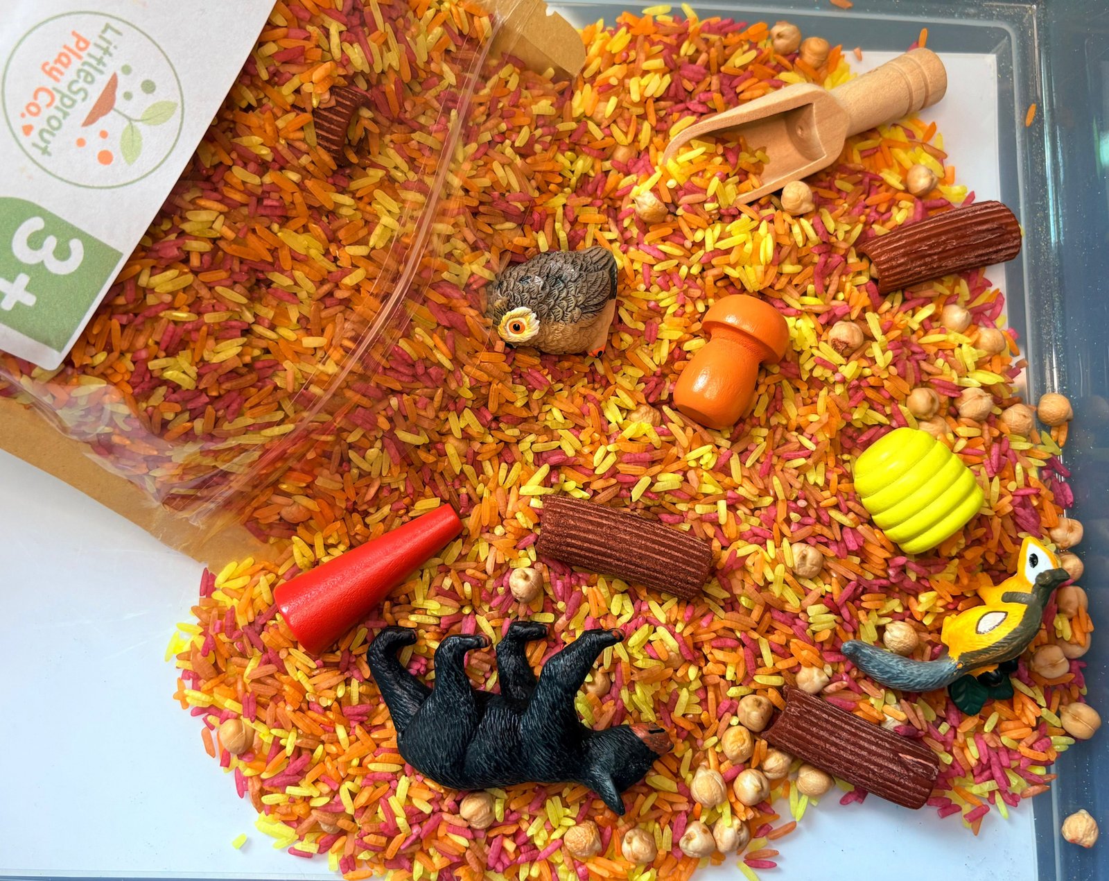 Cozy Fall | Ready-to-Pour Fall Sensory Play Kit for Kids