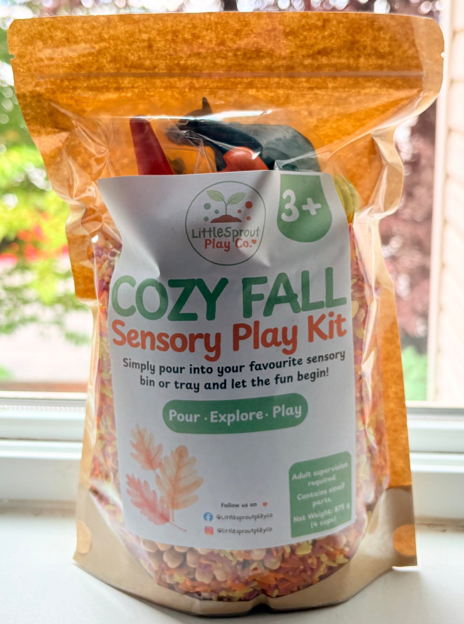 Cozy Fall | Ready-to-Pour Fall Sensory Play Kit for Kids